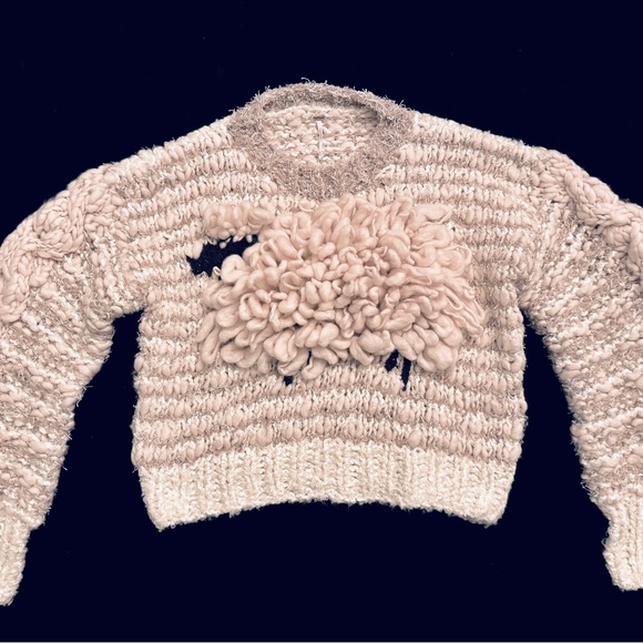 Free People Dream Of Sheep Sweater Size Medium NEW - Picture 10 of 12